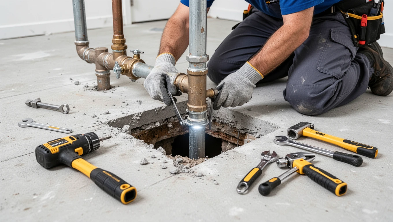 Slab Leak Repair